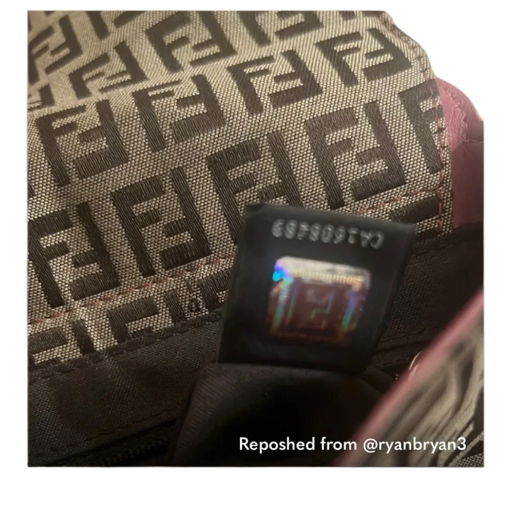 FENDI Tan and Pink Crossbody Bag - Picture 10 of 15